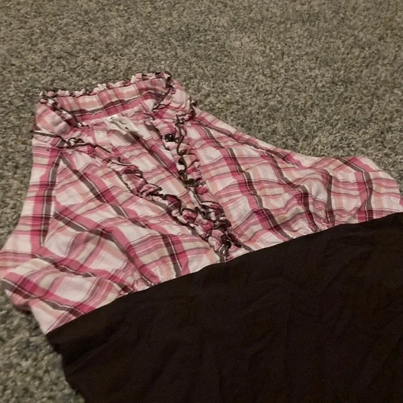 Heart Soul Pink Plaid Top - Picture 2 of 8